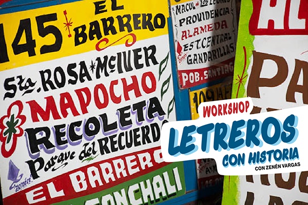 Workshop oficio urbano: Letreros con Historia [24023]